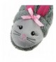 Slippers Kids Bunny Plush Bootie Slippers Warm Winter Non-Slip Shoes Boots for Girls Boys - Grey - 3d Plush Bunny - CP128WZCD...