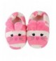 Slippers Cartoon Animal Knitted Slippers for Toddlers Little Kids - Pink - CU1867Z8TQ6 $20.15
