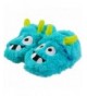 Slippers Kid's Winter Cute Warm Comfort Short Pile Lining Monster with Anti-Slip Slippers 7 M US - CH18LTRC8LC $20.81