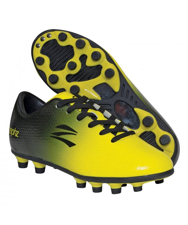 Soccer Wide Traxx Black/Yellow Soccer Cleat Youth - CE12O2FQWHW $103.94