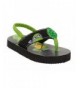 Slippers Toddler Boys' Beach Flip Flop - Green & Black - CF17WY9U2ND $22.75