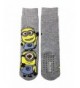 Slippers Minions Stuart and Kevin Boys Slipper Socks with Grippers Size 9-2.5 Grey - CP18LLRDQIA $27.19