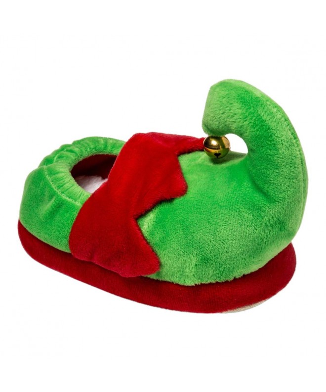 Slippers Elf Christmas Toddler/Kids Slippers - Green/Red - CU18M9NSQQD $37.34