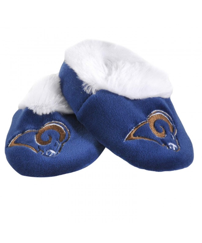 Slippers Los Angeles Rams Logo Baby Bootie Slipper Extra Large - CV113T54HLN $22.74