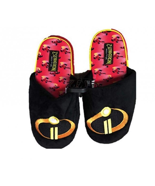 Slippers Incredibles 2 Boys Slide On Slippers with Rubber Sole Black - CJ18OI438U2 $42.69
