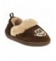 Slippers Little Boys Brown Monkey Aline Hard Sole & Plush Inner Slippers - C318C8DEL97 $20.90