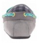 Slippers Boys Grey with Plaid Lining Mocassin Shoe Moccasin - Grey/Blue - C612H33IQ8B $43.39