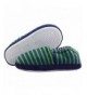 Slippers Kid's Stripe Pattern Soft Menory Insole Anti-Slip Indoor Outdoor Slippers - Stripe Green - CS18LTR7QY7 $28.50