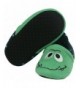 Slippers Little Kids Girls Boys Comfy Cute Indoor Home Anti Slip Fuzzy Slippers Boots - Green&navy Blue - CA12MZGV1I1 $40.52