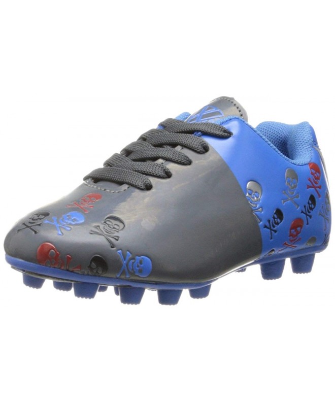 Soccer Skulls FG Soccer Shoe (Toddler/Little Kid) - Blue/Silver - CM11DDR5JMD $48.15