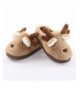 Slippers Boys Girls Cute Warm Plush Home Slippers Toddler Kids Soft Winter Bedroom Indoor House Shoes - Tan - CJ18IQ0GZX5 $34.30