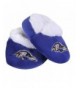 Slippers Baltimore Ravens Logo Baby Bootie Slipper Small - CL113T5329B $31.27