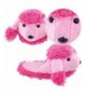 Slippers Pink Poodle Plush Animal Non-Skid Kids Slippers - CF121P00TN3 $26.93