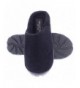 Slippers Boy's Clyde Corduroy Fleece Lined Memory Foam Indoor/Outdoor House Slipper - Slip On Clog Shoes - Black - CZ186QTLSQ...