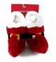 Slippers Kids Santa Slippers M (13-1) Red - CT18NRDI6UQ $25.52