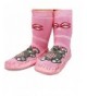 Slippers Kids Indoor Winter Slipper Socks RED Bow - CE18LWZL5T8 $20.51