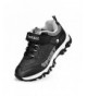 Sneakers Boys Sneakers Waterproof Kids Tennis Running Hiking Shoes - Black - CC18DURM247 $45.76