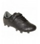 Soccer Boys Soccer Shoes Lightweight Lace Up (Little Kid/Big Kid) - Black - C512O305TQU $101.69