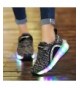 Sneakers Kids Roller Skate Shoes with Single Wheel Shoes Sport Sneaker LED - Led Dapple Black - CP189ZO208O $55.07