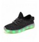 Sneakers Breathable Flashing Sneakers Children - 02black - C918HCYTAR3 $46.59