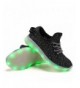 Sneakers Breathable Flashing Sneakers Children - 02black - C918HCYTAR3 $46.59