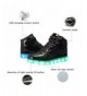 Sneakers LED Light Up Shoes USB Flashing Sneakers for Toddler/Kids Boots - - Shining Black - CB18828W6O2 $45.22