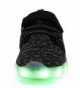 Sneakers Kids LED Light Up Shoes Breathable Kids Girls Boys Breathable Flashing Sneakers as Gift Red - B-black - CW186AIR0RI ...