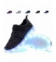 Sneakers Kids LED Light Up Shoes Breathable Kids Girls Boys Breathable Flashing Sneakers as Gift Red - B-black - CW186AIR0RI ...