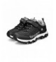 Sneakers Kids Shoes Running Hiking Walking Shoes for Boys - Black - C918M0TZT2C $46.84