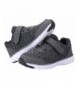 Sneakers Toddler Hook&Loop Sneakers Litter Boys and Girls Running Shoes - D. Grey - CL184HMGZ0N $31.97