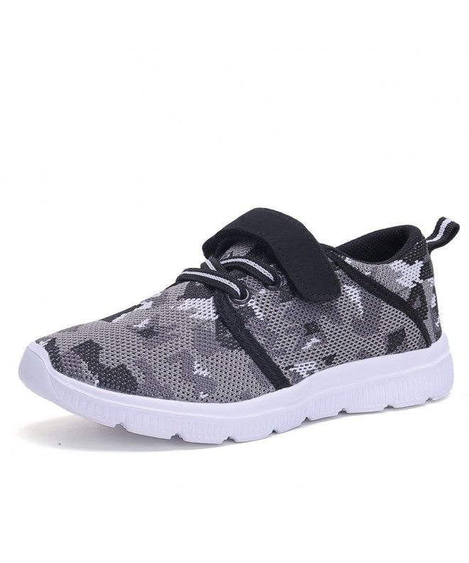 Sneakers Kids Lightweight Breathable Sneakers Easy Walk Casual Sport Shoes for Boys Girls - Camouflage Black - CO186E7LC3E $2...