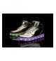 Sneakers LED Light up Shoes USB Flashing Sneakers for Kids Boys Girls - Sss98gold - CX18KOOW76Y $43.94