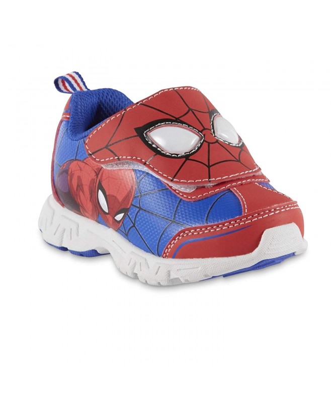 Sneakers Toddler Boys Spider-Man Light-up Sneaker Red and Blue - CY18EOKAYCQ $49.43