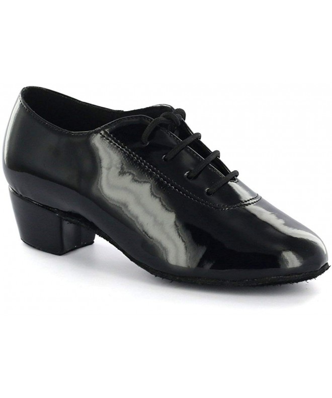 Dance Boy's Latin Dance Shoes A230602B black - Black - CK11QDGH5NH $45.97