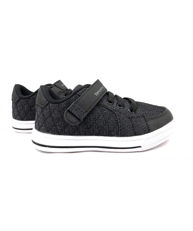 Sneakers Boys Toddler/Little Kid/Big Kid 1390 Athletic Casual Strap Fashion Sneaker - Black - C217YIGD0WG $32.08