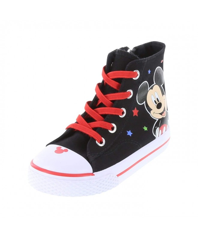 Sneakers Mickey Mouse Boys' Toddler Mickey Legacee High-Top - Black - C418LEHYN2N $34.98