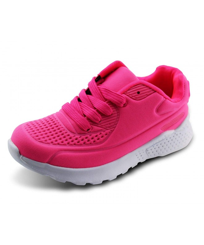 Sneakers Kids Mesh Breathable Sneakers Boys Girls Lightweight Walking Shoes - Pink - CQ184G2MOLN $28.38