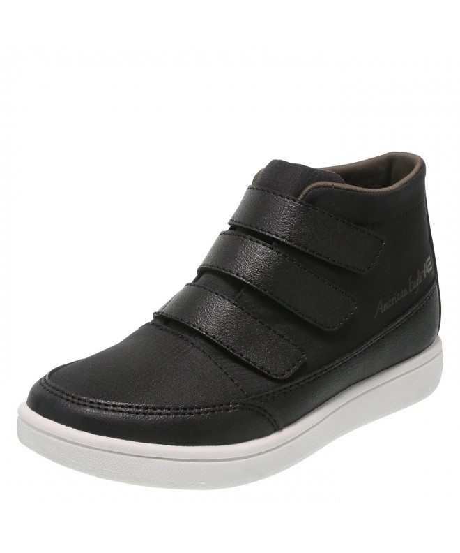 Sneakers Boys' Conor Triple-Strap Mid Sneaker - Black - C518EY0WX58 $27.03