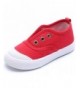 Sneakers Boy's Girl's Canvas Light Weight Slip-On Sneakers Running Shoe - Red - CO17Y00NQN7 $30.58