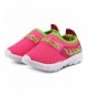 Sneakers Toddler Boys Girls Lightweight Mesh Sneakers Kids Athletic Running Shoes - Hot Pink C - CG17YXOZDER $25.76