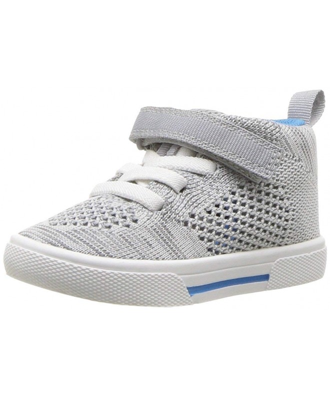 Sneakers Kids Knight Boy's High-Top Sneaker - Grey - CN1867LM9CK $35.41
