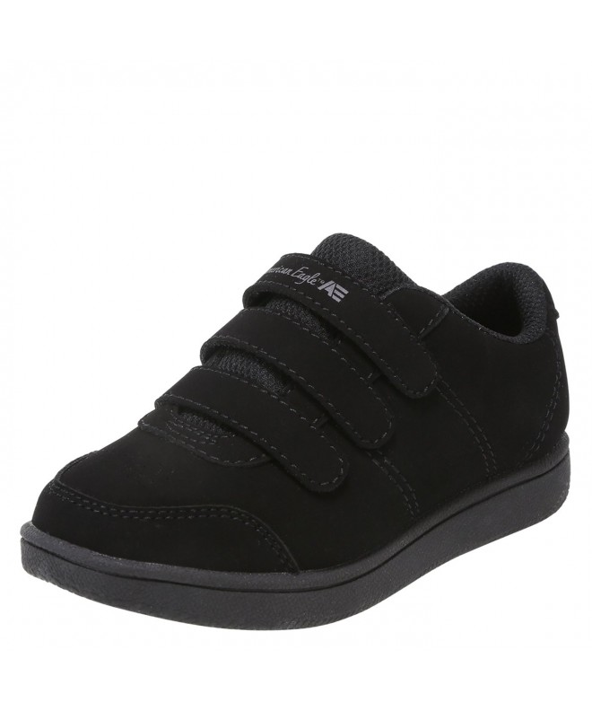 Sneakers Boys' Toddler Noah Triple-Strap Sneaker - Black - C618EY0Y6Z6 $28.51