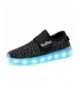 Sneakers Kids 7 Colors LED Light up Shoes Sneakers for Boys Girls - K-blackgrey - CY183CZ2D8R $45.89