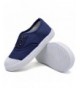 Sneakers Kids Canvas Sneaker Slip-on Baby Boys Girls Casual Fashion Shoes(Toddler/Little Kids) - Royal Blue - CA186W5S98H $24.73