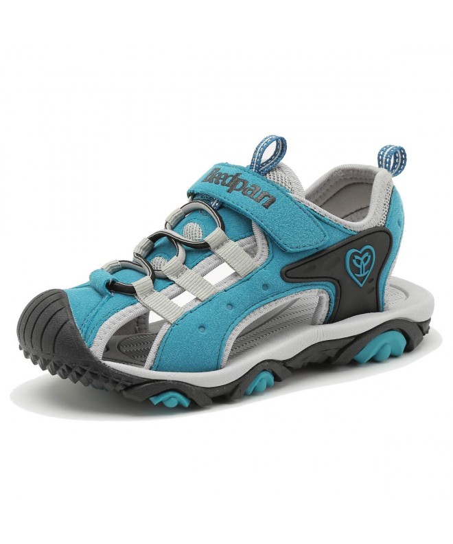 Sport Sandals Boys Sport Sandal Summer Breathable Closed-Toe Strap Walking Shoes - 02lightblue - C218NU0IYR5 $50.76