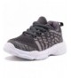 Sneakers Kids Boys Girls Running Sneakers Knit Lightweight Athletic Walking Footwear Shoes(Toddler/Little Kid) Gray - Gray - ...