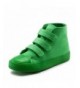 Sneakers High Top Canvas Shoes Kids Toddler Girls Boys Sneakers Lace up School Board Shoes Purple - Green - CC18CK2NA6Y $35.82