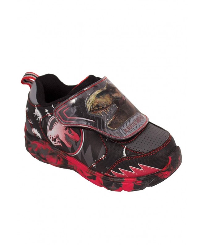 Sneakers Jurassic Park Lighted Athletic Shoes - 11 M US Little Kid Black/Red - CF1144CTG8T $51.32