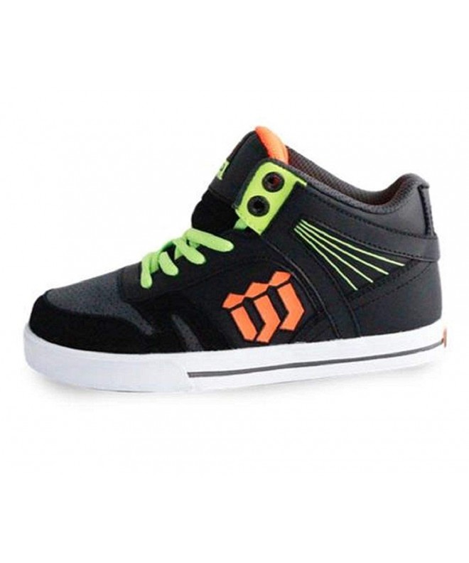 Sneakers Boy's Guard Skateboarding Sneaker Shoe - Black / Grey - CN186RNGKSR $44.72