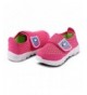 Sneakers Baby Boy Girl Shoes Breathable Mesh Lightweight Sneakers Running Toddler Tennis Shoes - Pink - CO186TDM294 $24.93